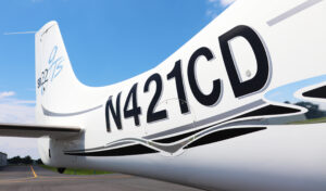Right Tail Number N421cd