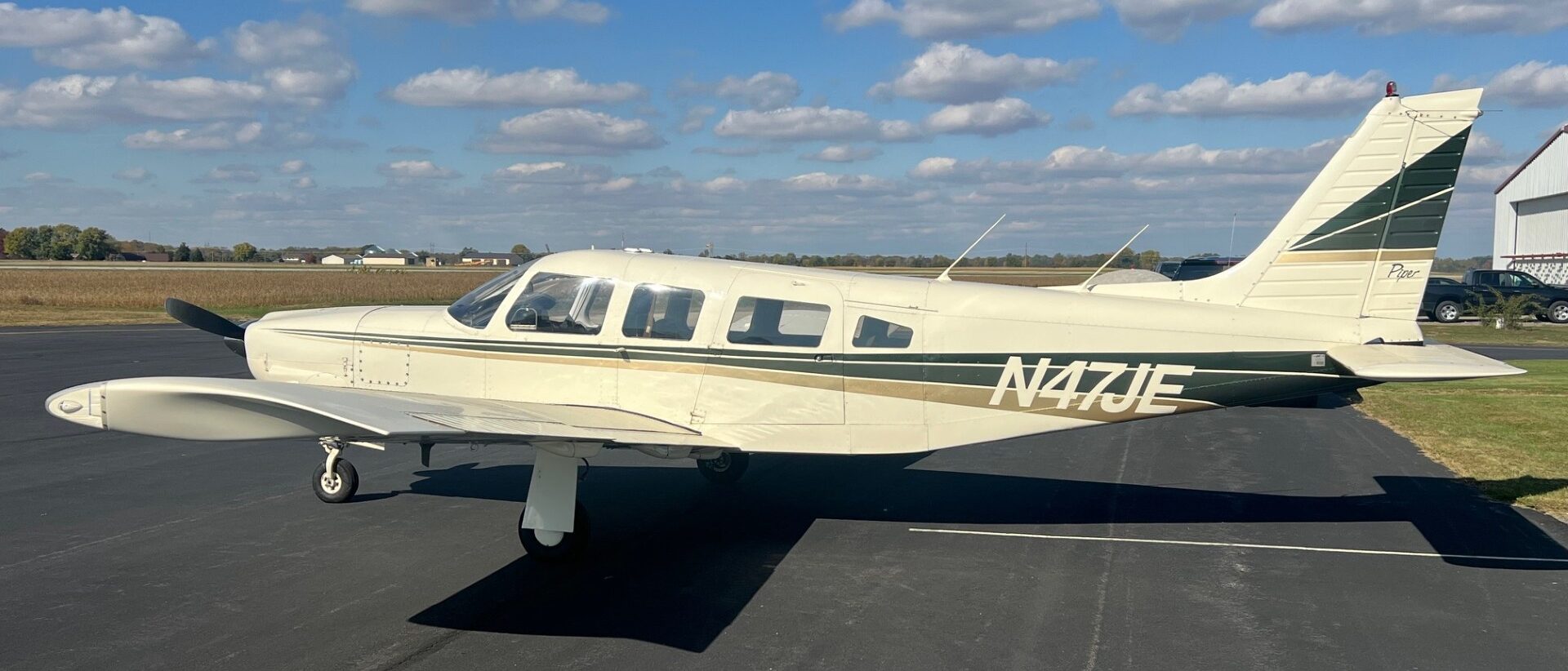 Another Picture Of The Airplane. This Time With A Shadow.