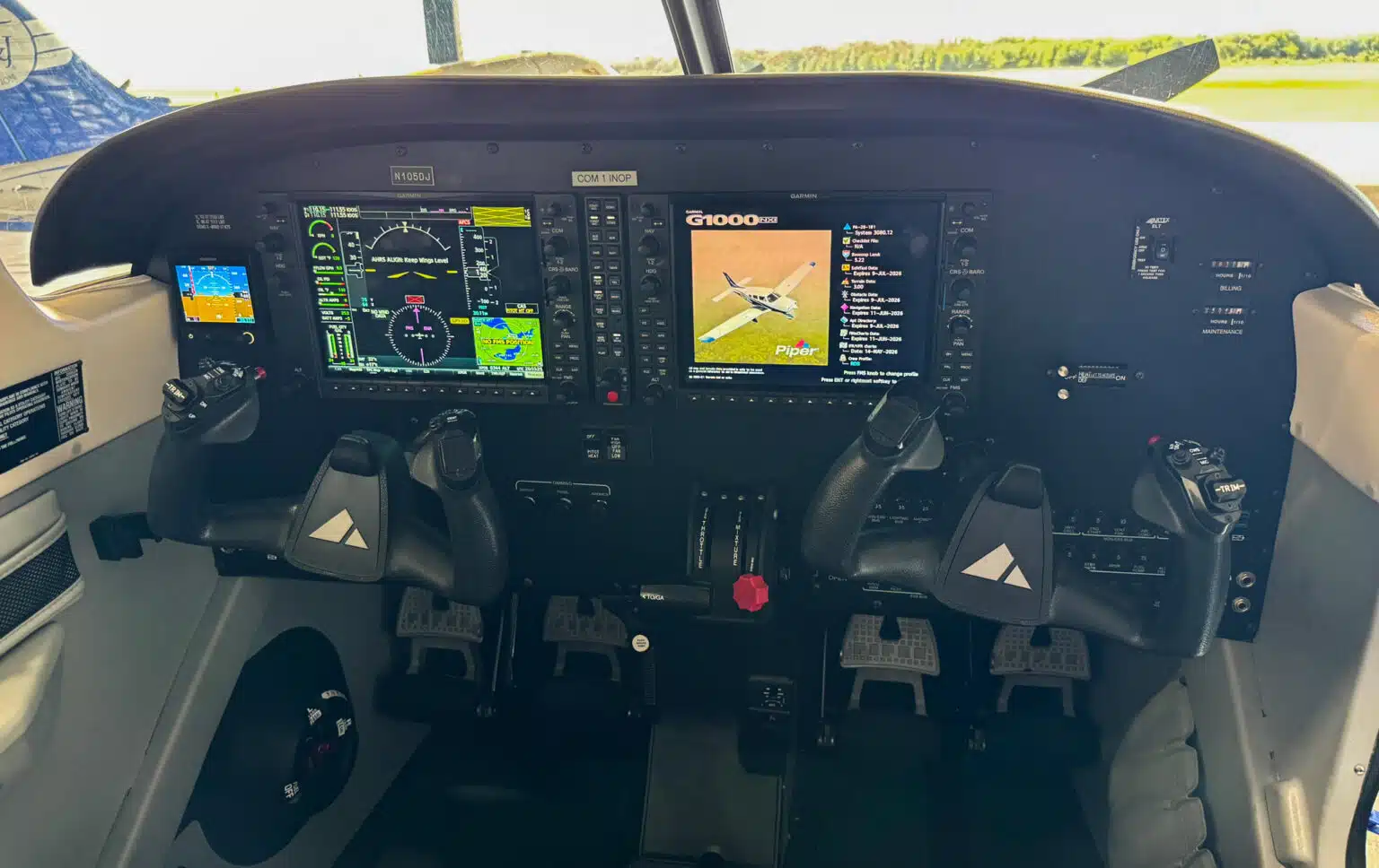 Piper Archer TX exterior on ramp
