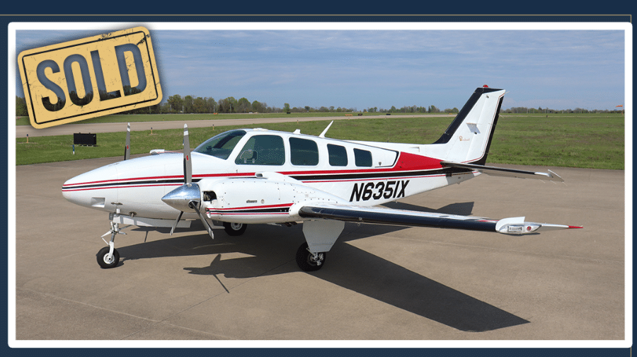 Sold 1982 Beechcraft Baron 58, N6351X