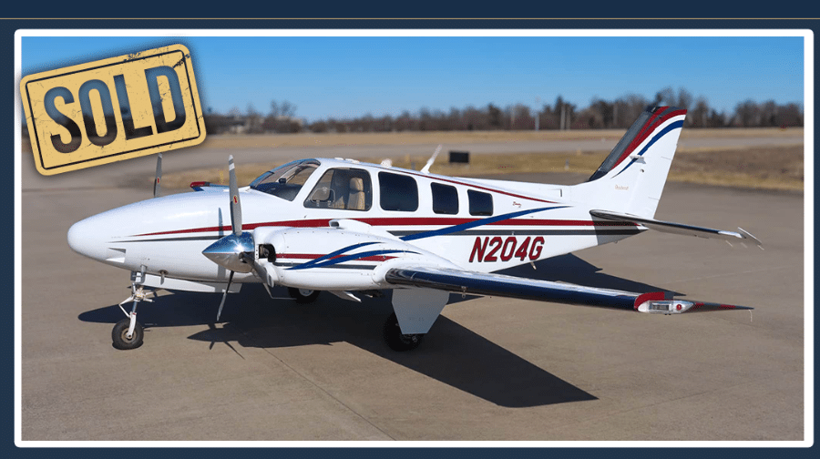 Sold 2002 Beechcraft Baron 58, N204G