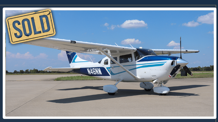 Sold 2022 Cessna T206H
