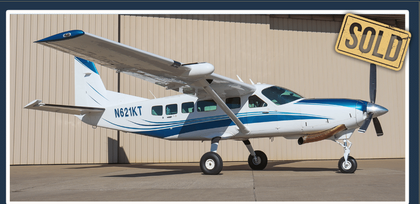 Sold 2021 Cessna 208 Caravan