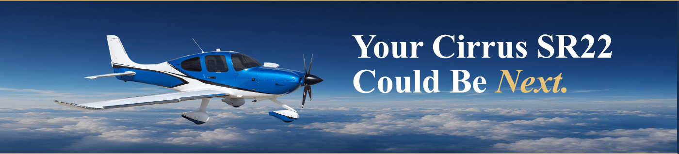Cirrus SR22 flying above the clouds