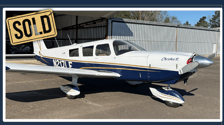 Sold 1969 Piper Cherokee-6 260