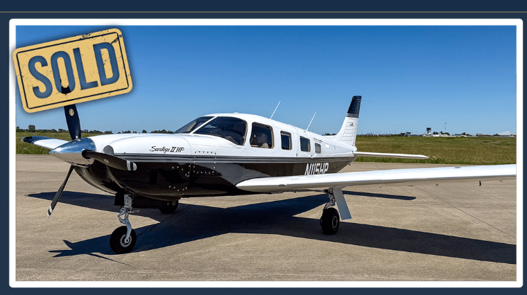 Sold 1998 Piper Saratoga II HP