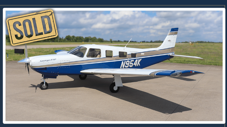 Sold 2000 Piper Saratoga II HP
